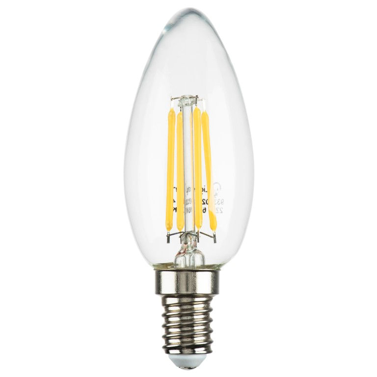 LIGHTSTAR 933502 Лампа LED 220V C35 E14  6W=65W 360G CL 3000K 20000H