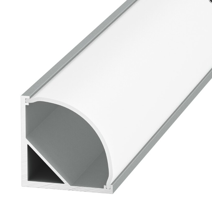 Алюминиевый профиль накладной угловой BEST SF-1616 2000x16x16 мм