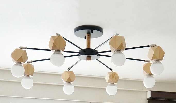 Люстра На Штанге Jx D90 Black By Imperiumloft