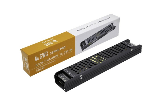 Блок питания  24В 250Вт IP20  для светодиодной ленты YA-250-24
