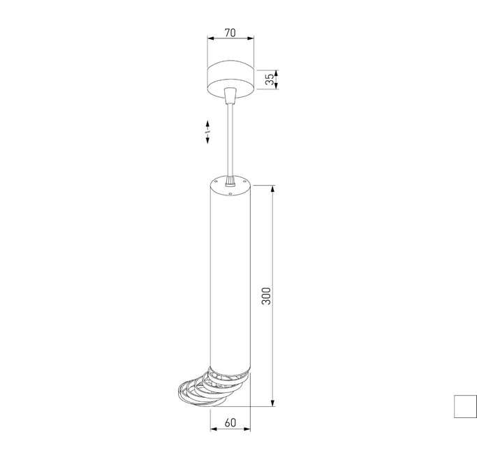 Подвес ELEKTROSTANDART DLN102/DLN103 DLN103 GU10