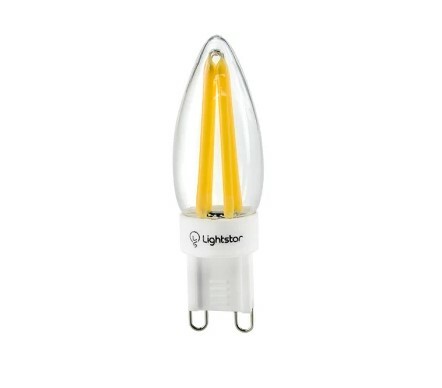 LIGHTSTAR 940474  Лампа LED 220V C35 G9 5W=40W 280LM 360G 4000-4500K  20000H (в комплекте)