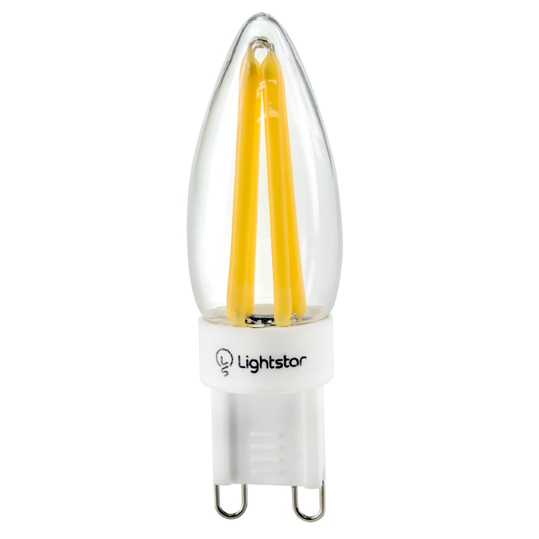 LIGHTSTAR 940472  Лампа LED 220V C35 G9 5W=40W 280LM 360G 2700-3000K  20000H (в комплекте)
