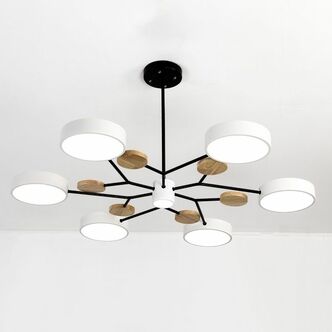 Люстра На Штанге Meade 7 Lamps White By Imperiumloft