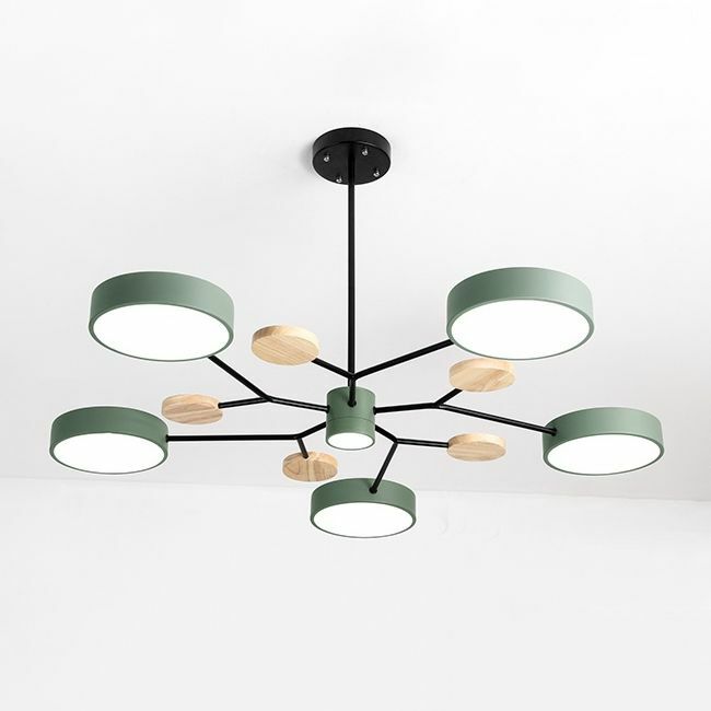 Люстра На Штанге Meade 6 Lamps Green By Imperiumloft