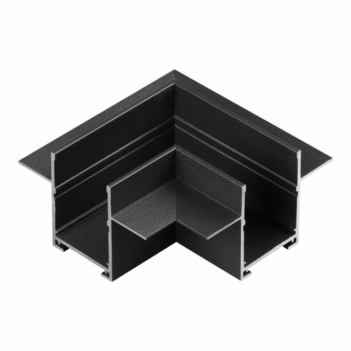 NOVOTECH 135310 PORT NT25 203 черный Соединитель угловой &amp;quot L&amp;quot  для шинопровода в ГКЛ (арт.13