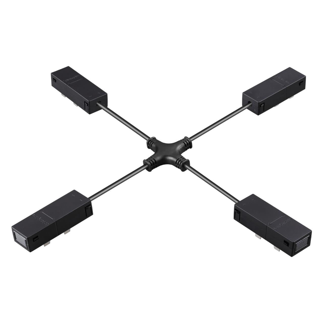 NOVOTECH 135315 PORT NT25 206 черный Гибкий токопроводящий соединитель &amp;quot X&amp;quot  IP20 90-240V VE