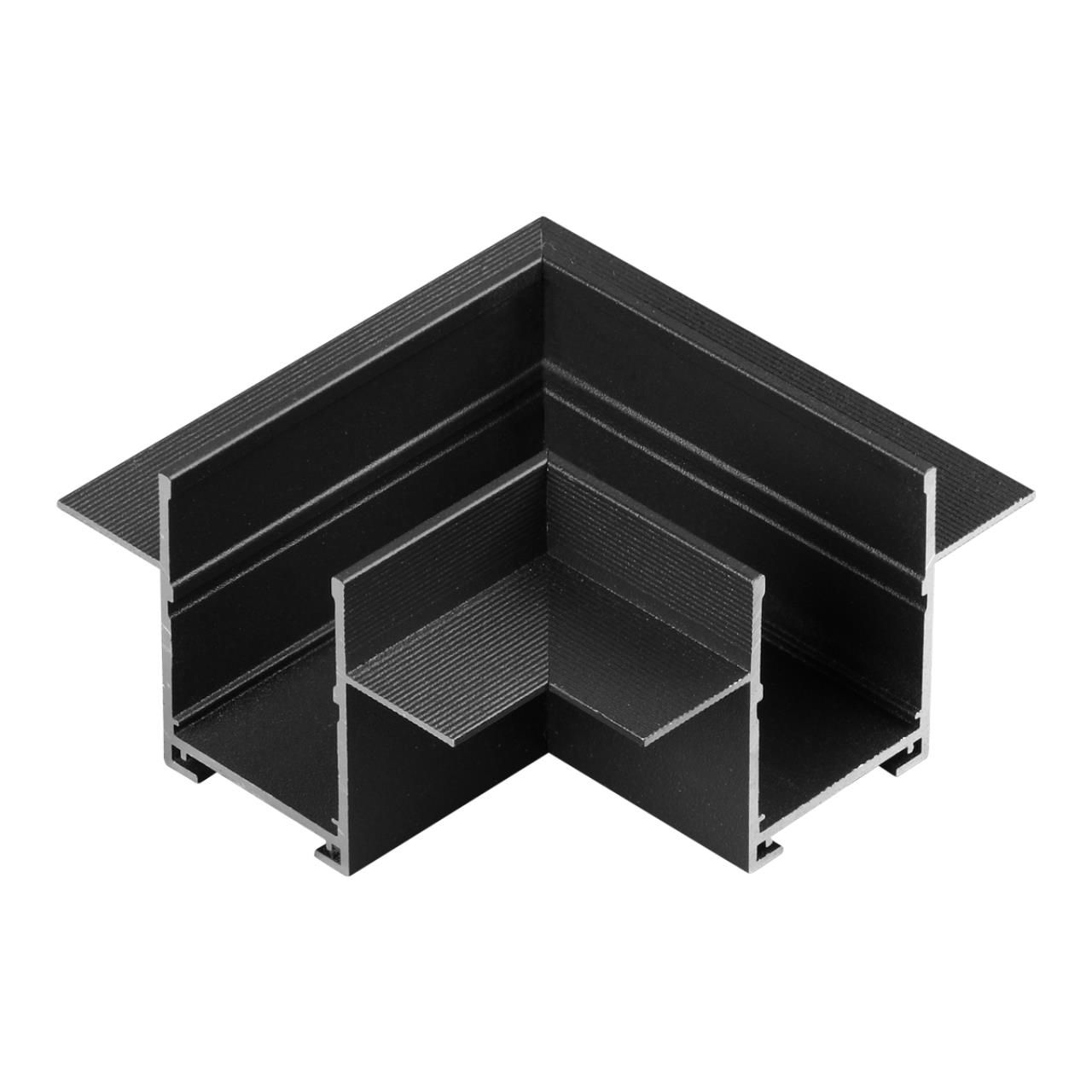 NOVOTECH 135310 PORT NT25 203 черный Соединитель угловой &amp;quot L&amp;quot  для шинопровода в ГКЛ (арт.13