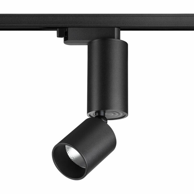 NOVOTECH 359321 PORT NT24 000 черный Светильник трековый однофазный трехжильный IP20 LED 10W 85-265V