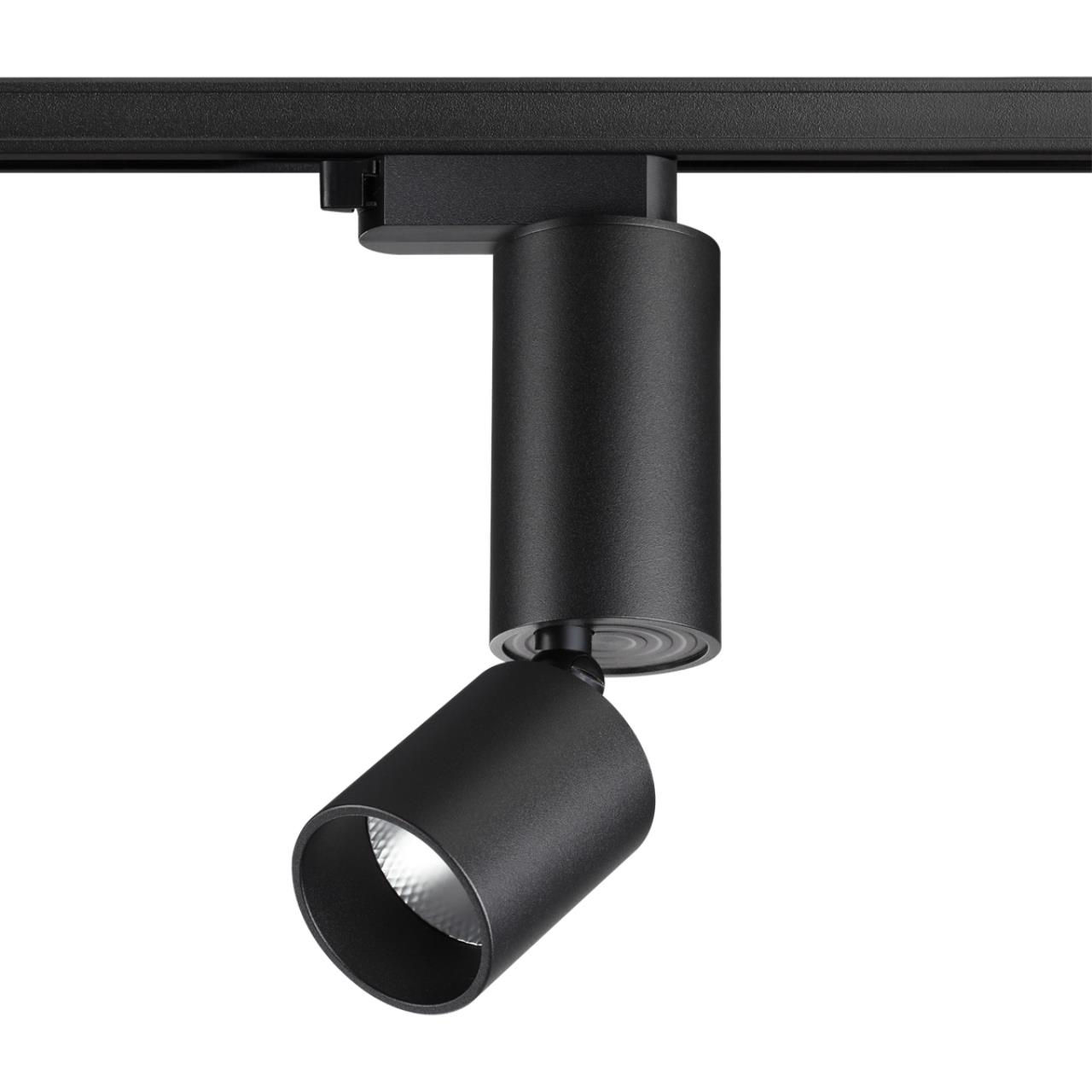 NOVOTECH 359321 PORT NT24 000 черный Светильник трековый однофазный трехжильный IP20 LED 10W 85-265V