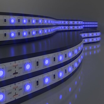 ELEKTROSTANDART 5050 24V 60Led 14,4W IP20   Лента светодиодная 60Led 14,4W IP20 синий (цена за 1м)