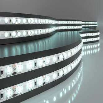 ELEKTROSTANDART 2835 12V 120Led9,6W IP65 Лента свет 120Led 9,6W IP65 6500K холодный белый(цена за 1м
