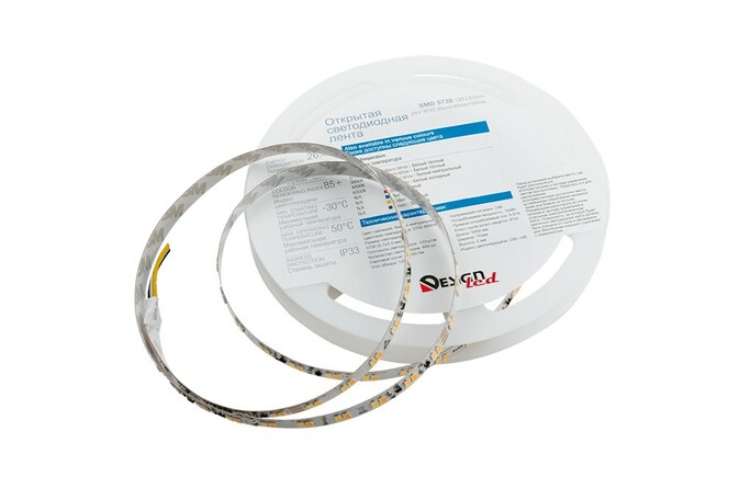 Лента св д SWG LUX DSG7120-24-W+WW-33 120 LED м  26,8 Вт м 24В IP33  2700-6000