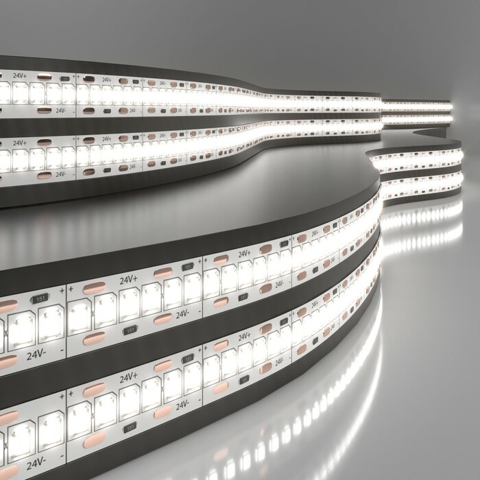 ELEKTROSTANDART 2835 24V 240Led 24W IP20 Лента свет 240Led 24W IP20 4200K дневной белый(цена за 1м)