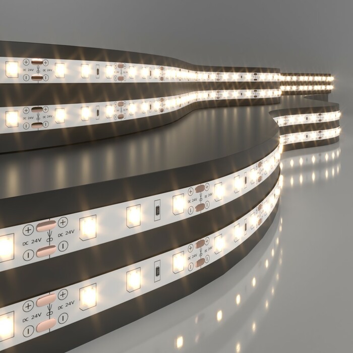 ELEKTROSTANDART 2835 24V 60Led 4,8W IP20 Лента свет 60Led 4,8W IP20 3300K тёплый белый(цена за 1м)