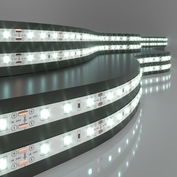 ELEKTROSTANDART 2835 24V 60Led 4,8W IP20 Лента свет 60Led 4,8W IP20 6500K холодный белый(цена за 1м)