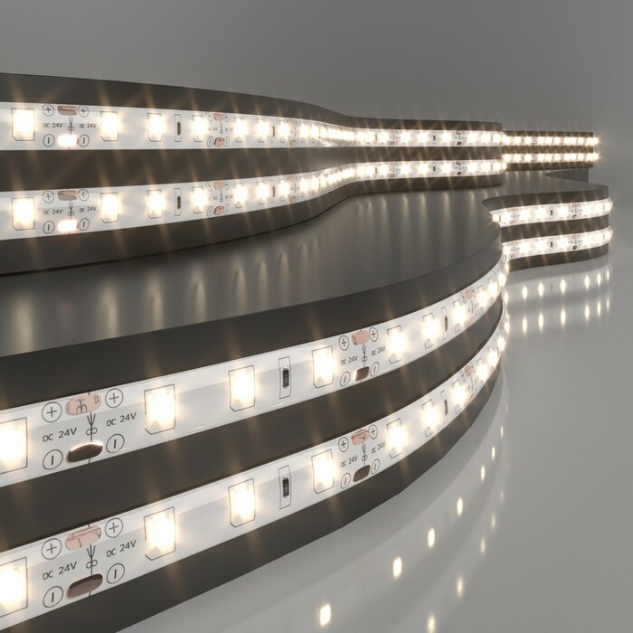 ELEKTROSTANDART 2835 24V 60Led 4,8W IP65 Лента свет 60Led 4,8W IP65 3300K тёплый белый(цена за 1м)