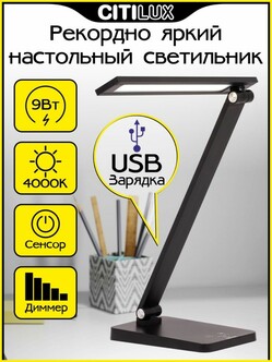 Лампа настольная CITILUX Ньютон CL803081