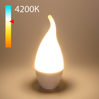 ELEKTROSTANDART Свеча на ветру СDW LED D 8W 4200K E14 (BLE1432)