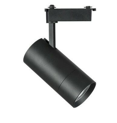 LIGHTSTAR 229447 Светильник для 1-фазного трека VOLTA LED COB 12W LM 18-60G ЧЕРНЫЙ 4000K (в комплект