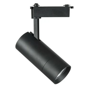 LIGHTSTAR 229347 Светильник для 1-фазного трека VOLTA LED COB 12W LM 18-60G ЧЕРНЫЙ 4000K (в комплект