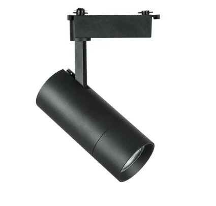 LIGHTSTAR 229337 Светильник для 1-фазного трека VOLTA LED COB 12W LM 18-60G ЧЕРНЫЙ 3000K (в комплект