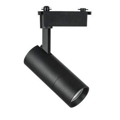 LIGHTSTAR 229237 Светильник для 1-фазного трека VOLTA LED COB 20W LM 18-60G ЧЕРНЫЙ 3000K (в комплект