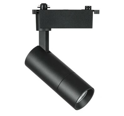 LIGHTSTAR 229147 Светильник для 1-фазного трека VOLTA LED COB 12W LM 18-60G ЧЕРНЫЙ 4000K (в комплект