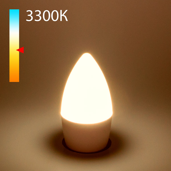 ELEKTROSTANDART Свеча СD LED 8W 3300K E27 (BLE2711)
