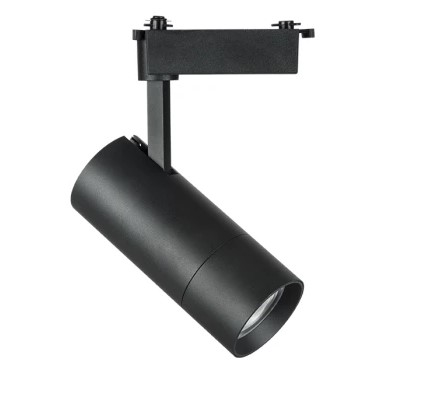 LIGHTSTAR 229337 Светильник для 1-фазного трека VOLTA LED COB 12W LM 18-60G ЧЕРНЫЙ 3000K (в комплект