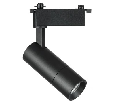 LIGHTSTAR 229147 Светильник для 1-фазного трека VOLTA LED COB 12W LM 18-60G ЧЕРНЫЙ 4000K (в комплект