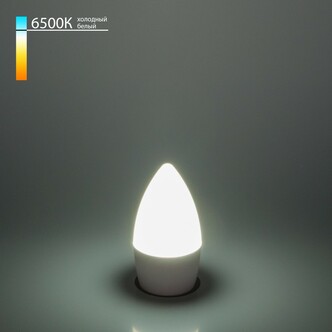 ELEKTROSTANDART BLE2738   Светодиодная лампа Свеча СD LED 6W 6500K E27