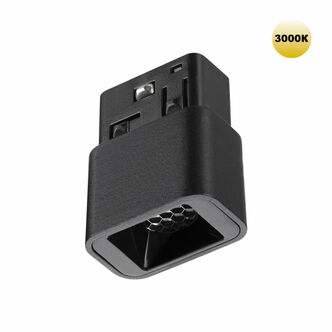 NOVOTECH 359513 SHINO NT24 128 черный Трековый светильник для низковольтного шинопровода IP20 LED 3W