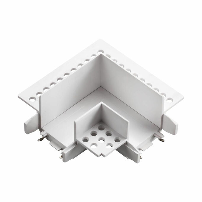 NOVOTECH 135281 SHINO NT24 174 белый Соединитель «L» токопроводящий для шинопровода в ГКЛ (для арт.1