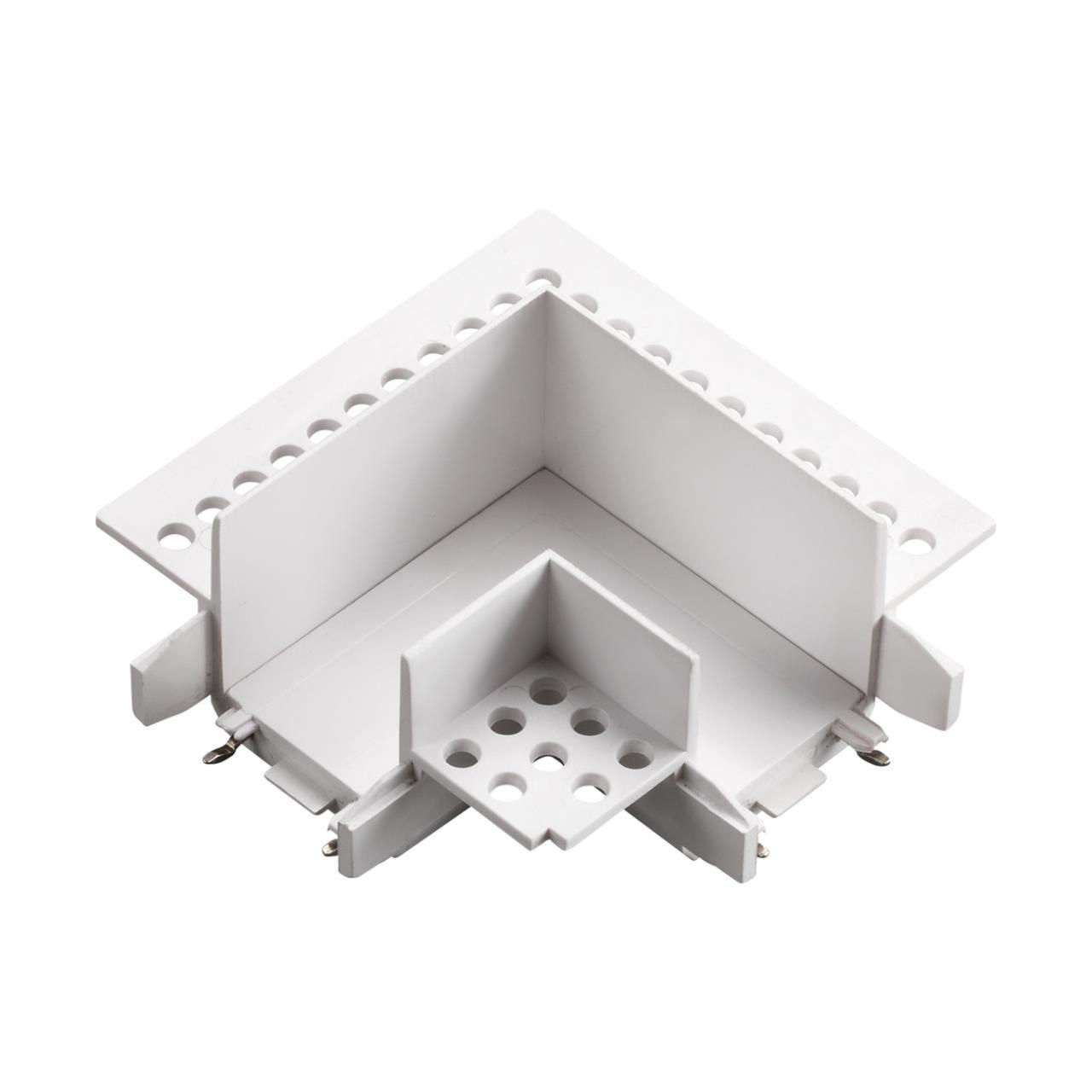 NOVOTECH 135281 SHINO NT24 174 белый Соединитель «L» токопроводящий для шинопровода в ГКЛ (для арт.1