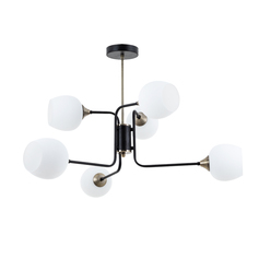Люстра ARTE LAMP SKAT A3564PL-6BK