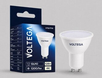 VOLTEGA Светодиодная лампа Ультра Стандарт MR16 12Вт 4000K 38° GU10 (3009)