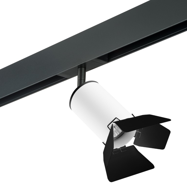 LIGHTSTAR PRO436437 Светильник д 1-фазн трека RULLO HP16 (214436+595057+202437)