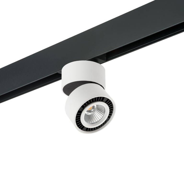 LIGHTSTAR PRO213816 Светильник д 1-фазн трека  FORTE MURO LED 15W 1400LM 30G БЕЛЫЙ 3000K (595061+213