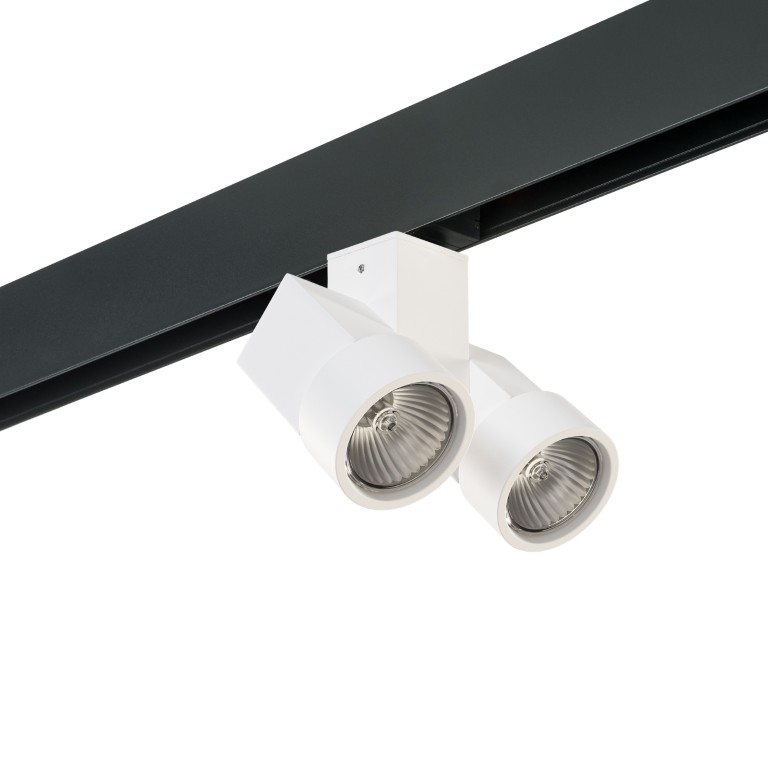 LIGHTSTAR PRO051036 Светильник д 1-фазн трека ILLUMO HP16X2 БЕЛЫЙ (595027+051036)