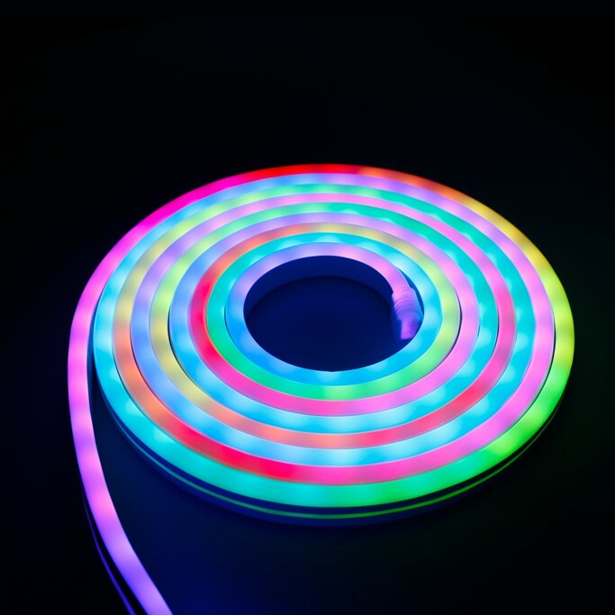 ELEKTROSTANDART SLS 02 RGB IP 65   Набор гибкого неона SLS 02 RGB IP 65 односторонний мульти, 5м