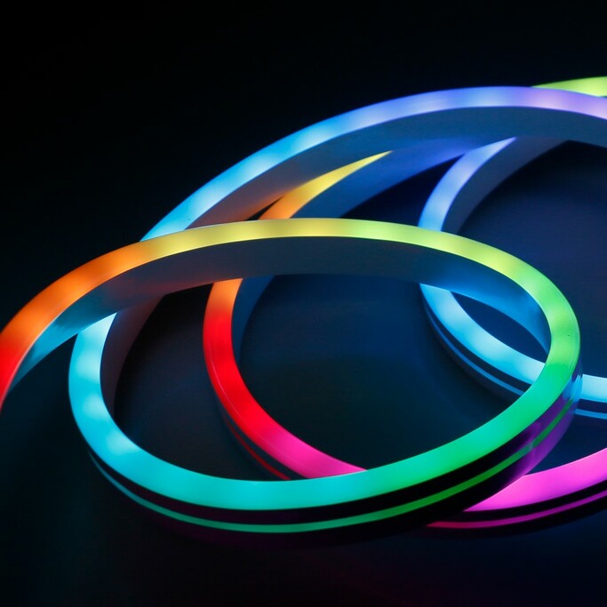 ELEKTROSTANDART SLS 02 RGB IP 65   Набор гибкого неона SLS 02 RGB IP 65 односторонний мульти, 5м