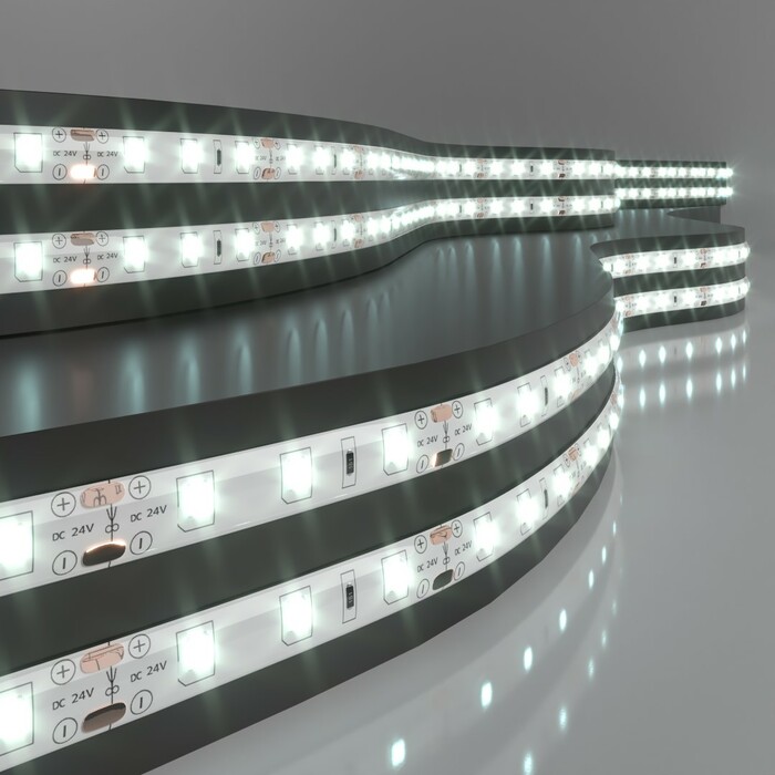 ELEKTROSTANDART 2835 24V 60Led 4,8W IP65 Лента свет 60Led 4,8W IP65 6500K холодный белый(цена за 1м)