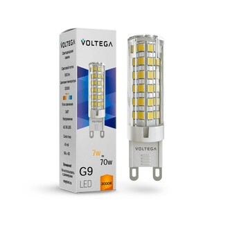 VOLTEGA 7187 VG9-K3G9warm7W Simple  Capsule 7W 3000K G9