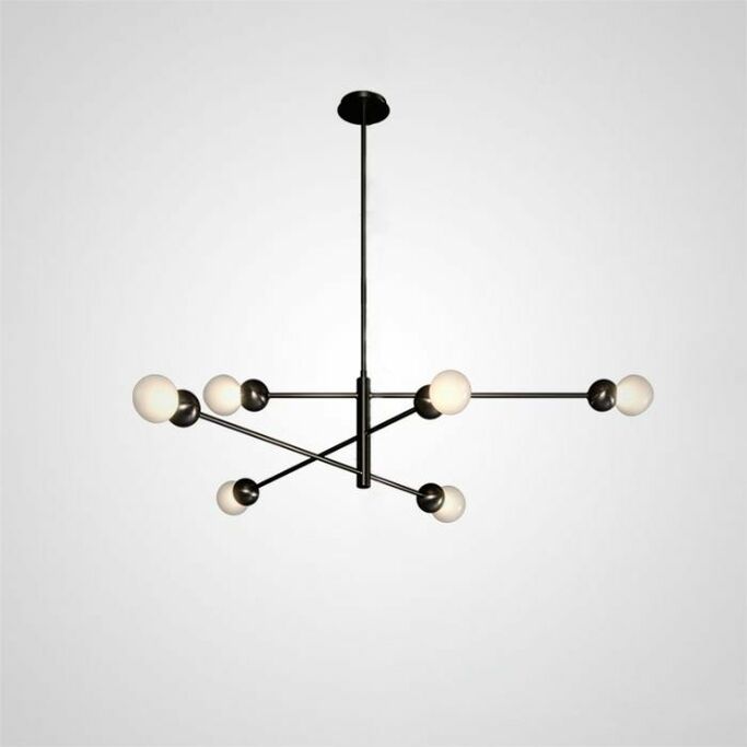 Люстра На Штанге Salme L6 A Black By Imperiumloft