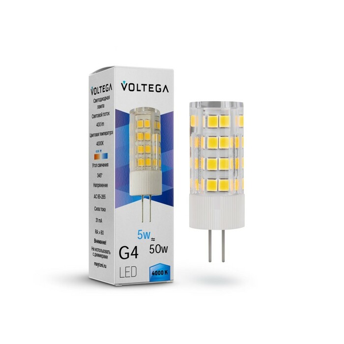 VOLTEGA 7184 VG9-K3G4cold5W Simple  Capsule 5W 4000K G4