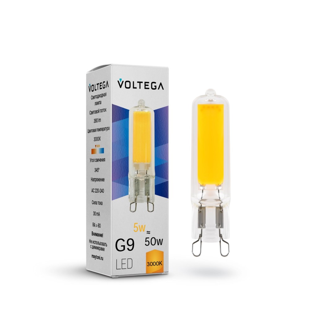 VOLTEGA 7181 VG9-K2G9warm5W Simple  Capsule 5W 3000K G9
