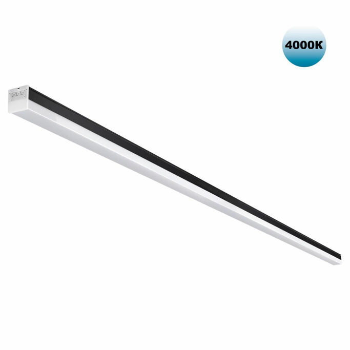 NOVOTECH 359828 OVER черный Светильник линейный светодиодный в комплекте прямые соединители 2шт и се