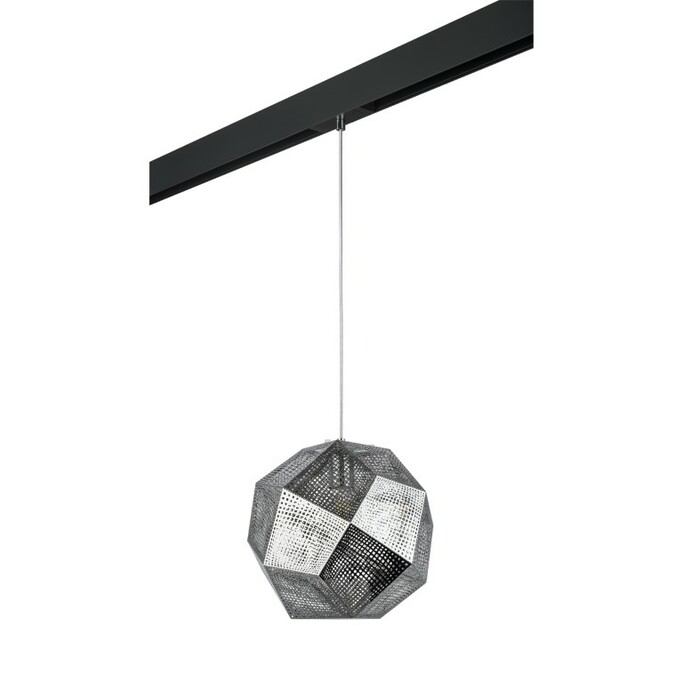 LIGHTSTAR PRO724114 Светильник д 1-фазн трека FERMO 1х40W E27 ХРОМ ЧЕРНЫЙ (724114+595007)