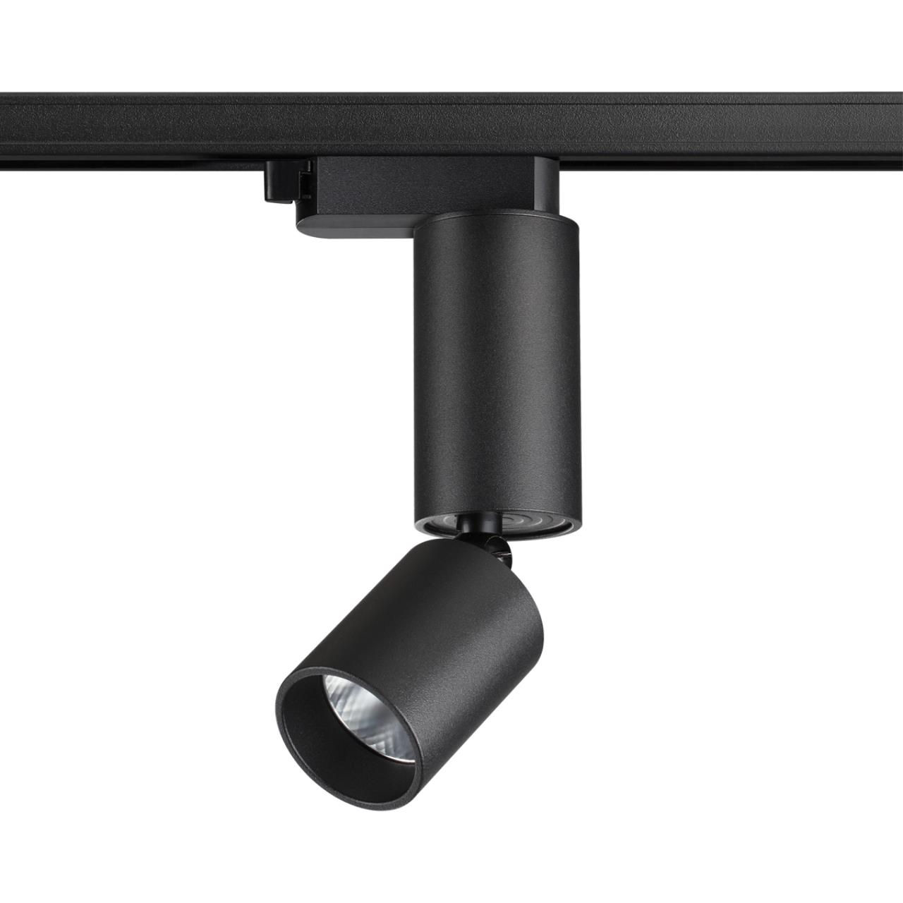NOVOTECH 359319 PORT NT24 000 черный Светильник трековый однофазный трехжильный IP20 LED 5W 85-265V 